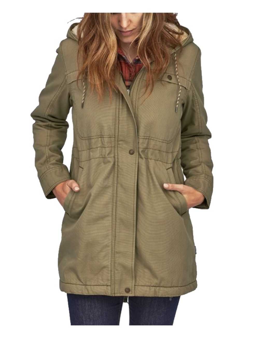 Patagonia Prairie Dawn Insulated Parka in Sage Khaki size M